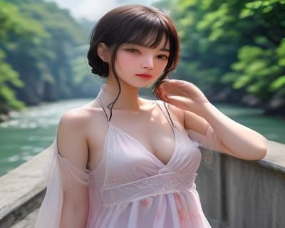 美女博主小鹿使用日本美妆产品进行护肤的生活场景